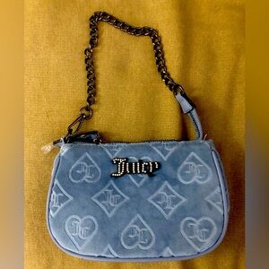 Juicy Couture brand new blue Jean blue small bag adorable bag